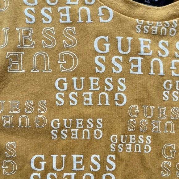 Guess Logo Print Kids M Tshirt - Picture 2 of 5